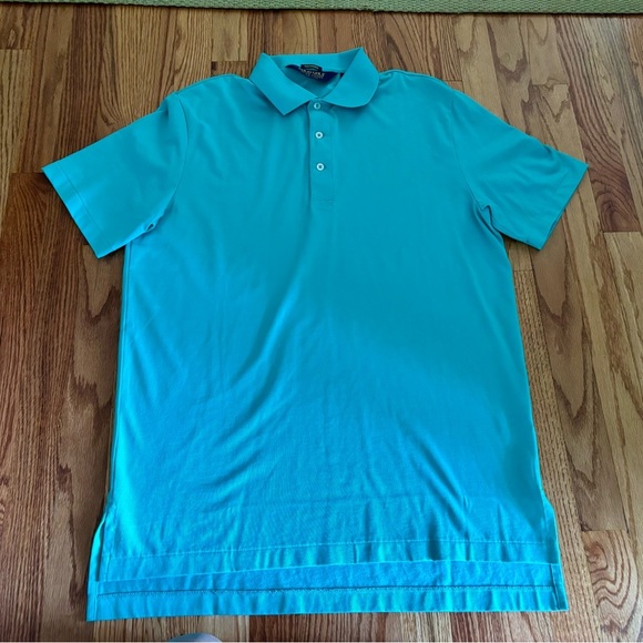 Polo Golf Performance Ralph Lauren Bright Blue Polo Shirt Medium - Picture 1 of 9